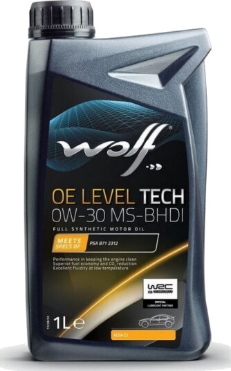 Motorolje WOLF OE LEVEL TECH 0W 30 MS BHDI 1L