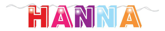 NAME IN LIGHTS HANNA NAME IN LIGHTS HANNA