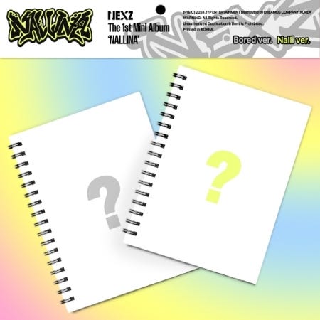 NEXZ  Nallina  incl. Folded Poster, Eyes CloseUp Card, Scrapbook, Envelope, 7pc Sticker Pack, 2 Photocards + Nalli Notepad  CD