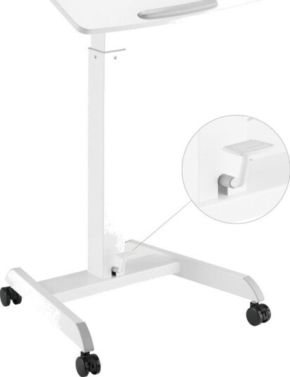 Ergowork Tilt – Justerbart Skrivebord, 60 X 52 Cm, Hvitt