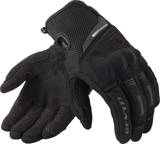 MC-Hansker REV"IT! Cavern Dame Svart XL