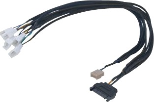 Akasa Flexa Fp5s Viftestrømadapter 4 Pins Pwm Hann Til Sata Strøm 4 Pins Pwm Hunn 45 Cm Svart Akasa Flexa Fp5s Viftestrømadapter 4 Pins Pwm Hann Til Sata Strøm 4 Pins Pwm Hunn 45 Cm Svart