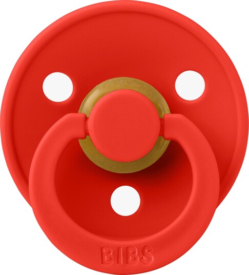 BIBS Colour Smokk Latex Str 2 Anatomisk Candy Apple
