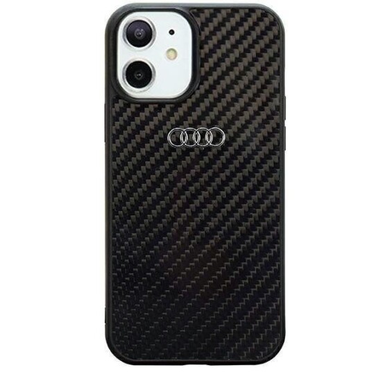 Audi Audi Carbon Fiber Iphone 11 / Xr 6.1" Czarny/Black Hardcase Au-Tpupcip11-R8/D2-Bk