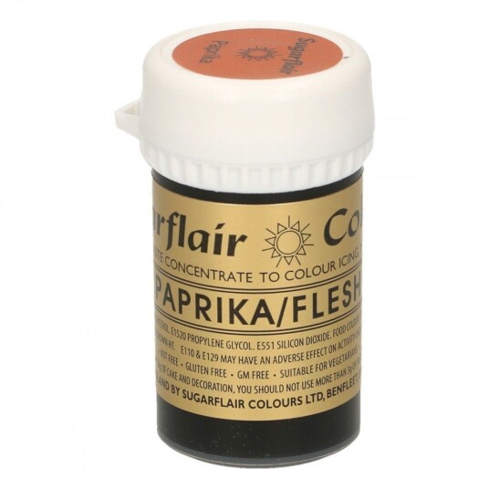 Sugarflair Pastafarge Paprika/flesh 25g 