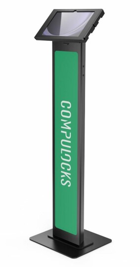 COMPULOCKS K/GalaxyTabA9+ApexBrdblFloorStandBK COMPULOCKS K/GalaxyTabA9+ApexBrdblFloorStandBK