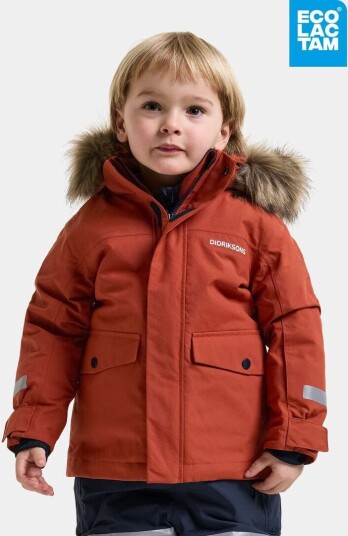 Bjärven Kids' Parka Rust