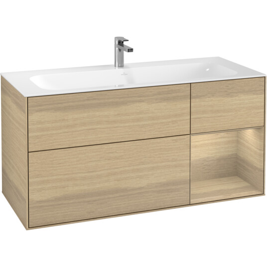 VILLEROY & BOCH FINION SERVANTSKAP 120 EIK FINÉR EMOTION-LYS HØYRESTILT EIKEFINÉR HYLLE VILLEROY & BOCH FINION SERVANTSKAP 120 EIK FINÉR EMOTION-LYS HØYRESTILT EIKEFINÉR HYLLE