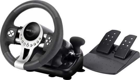 MAXX TECH Pro Racing Wheel Kit Wheel gamepad and pedals set Sony PlayStation 4