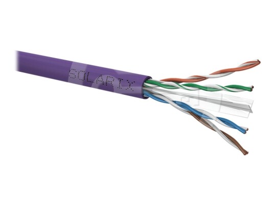 Solarix Sxkd 6 Utp Lsoh Samlet Kabel 305 M Utp Cat 6 Halogenfri Purpur SXKD 6 UTP LSOH 305