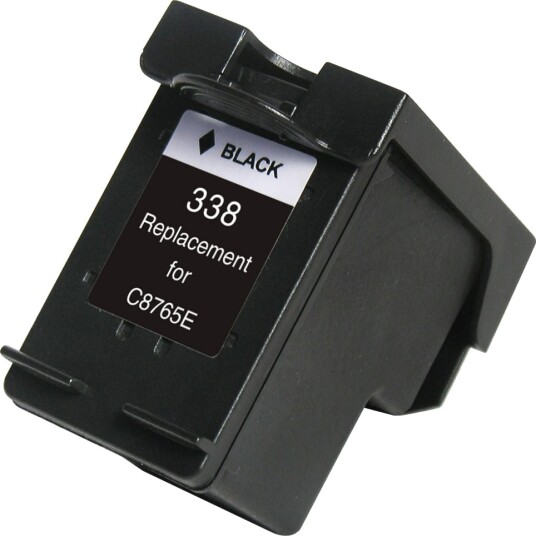 Blekkpatron til HP 338 / renovert svart patron C8765EE / passer HP DeskJet