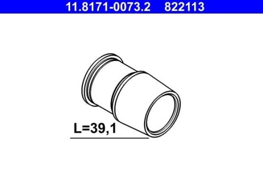 Ate Glidebolter bremsecaliper ATE 11.8171 0073.2 Ate Glidebolter bremsecaliper ATE 11.8171 0073.2