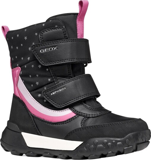 GEOX J Trekkyup Girl B Ab   BLACK/FUCHSIA   29