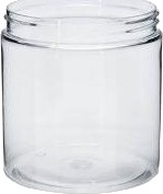 Dåse 750 Ml Ø100x110 Mm Pet Klar,80 Stk/Krt