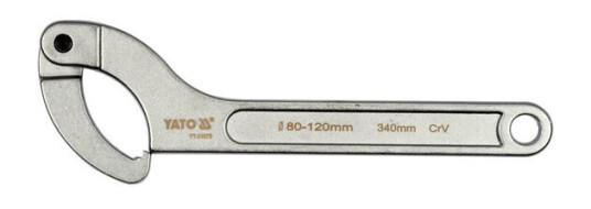 Yato Kroknøkkel Med Nese, Skjelbar 80-120 Mm Yato Kroknøkkel Med Nese, Skjelbar 80-120 Mm