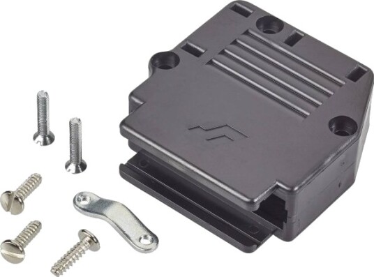 Fci D-Sub 863093C50alf D-Sub-Kabinett Poltall: 50 Plast Metallisert 90° Sort 1 Stk