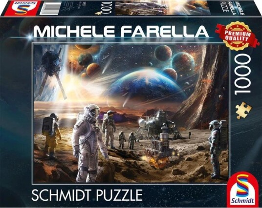 Schmidt Spiele Puslespill   1000 brikker   Infinite Worlds: Space Missions