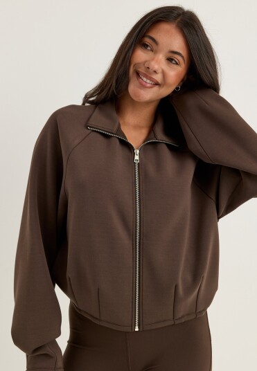 Bubbleroom Bubble hem Bomber Jacket Bubbleroom Bubble hem Bomber Jacket