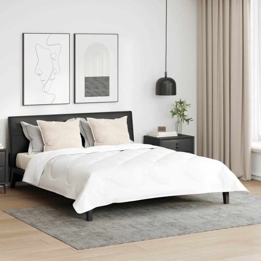 vidaXL Pute 2 stk. 60 x 80 cm Bomull Hvit
