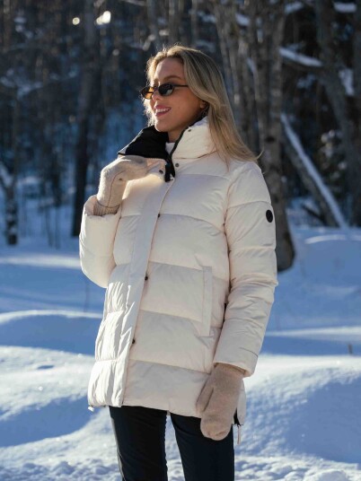 Twentyfour Mode Nea Parka Hvit 38