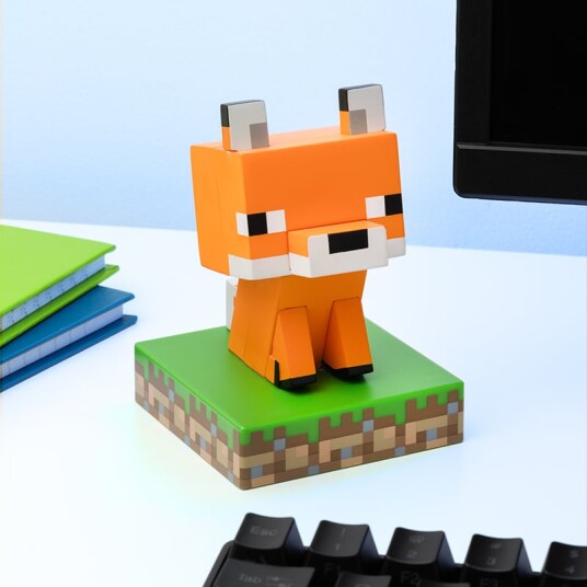Paladone Minecraft Rev Ikon Lampe - Varmglødslys - Oransje Paladone Minecraft Rev Ikon Lampe - Varmglødslys - Oransje