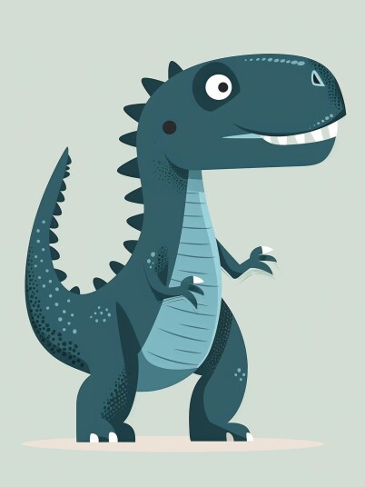 Namly Design Plakat Dinosaurtegneserie POSTERU49KGO Namly Design Plakat Dinosaurtegneserie POSTERU49KGO