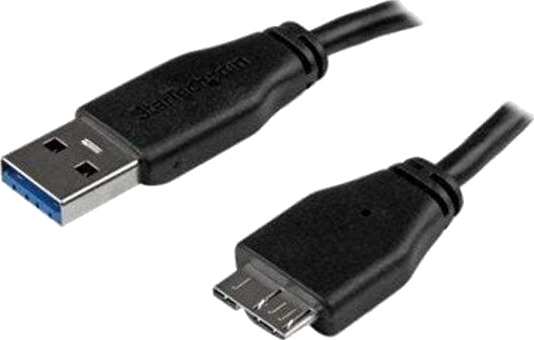 StarTech SuperSpeed USB 3.0 A til Micro B Kabel 0.5m Svart StarTech SuperSpeed USB 3.0 A til Micro B Kabel 0.5m Svart