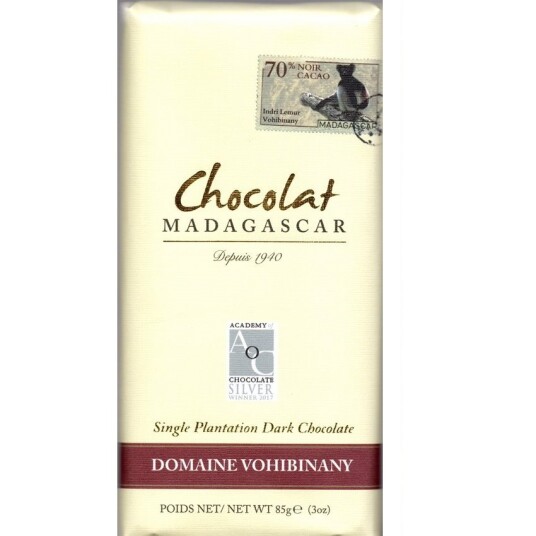 Chocolat Madagascar Domaine Vohibinany 70% Chocolat Madagascar Domaine Vohibinany 70%