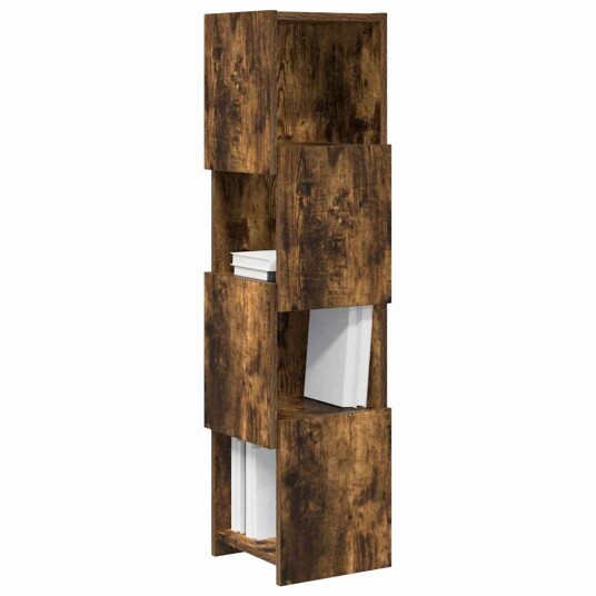  Hjørneskap Hvit 25,5x25x102cm Konstruert tre