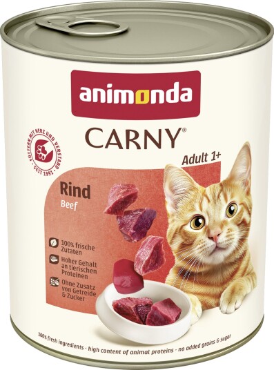 Animonda Carny Våtfôr Adult Storfekjøtt 6 X 800 G