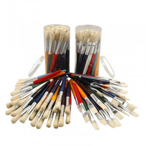 Barnepensler rund,flatL: 19 cmB: 15 mm60 stk.