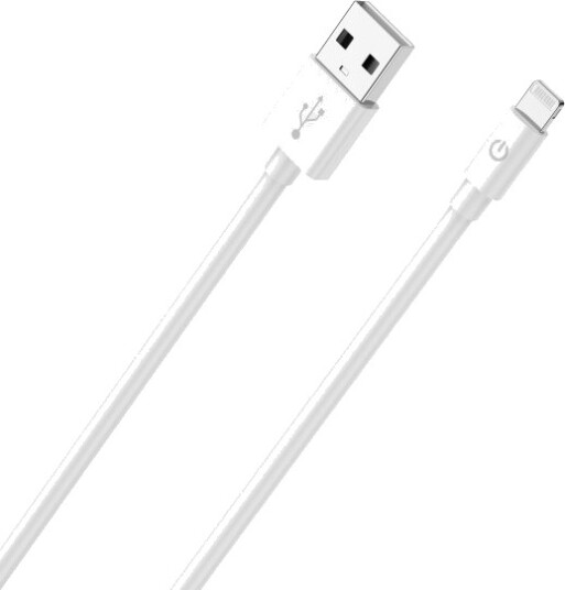 Realpower 385240 Hvit Usb A Lightning 2 M Hankjønn Hankjønn