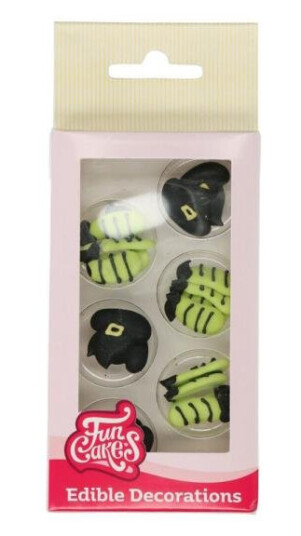 Funcakes - Kakepynt spiselig heks 18 stk