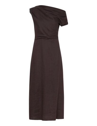 Twist & Tango Reina Linen Dress Brown 36