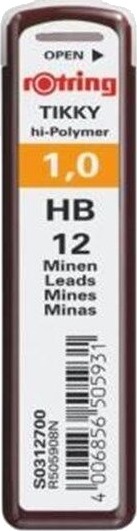 Rotring Tikky Mechanical Pencil Lead Refills 1.mm HB