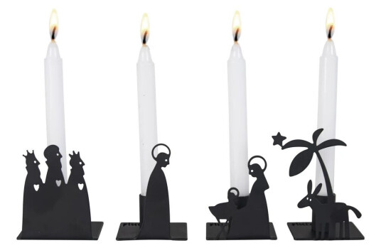 Pluto Design Krubba adventslysestake metal Liten