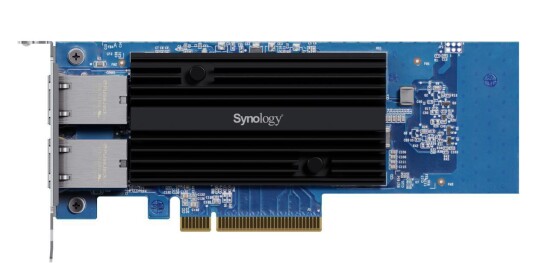 Synology E10G30-T2 - 2x10GbE RJ-45 nettverksmodul PCIe 3.0 x8 Synology E10G30-T2 - 2x10GbE RJ-45 nettverksmodul PCIe 3.0 x8