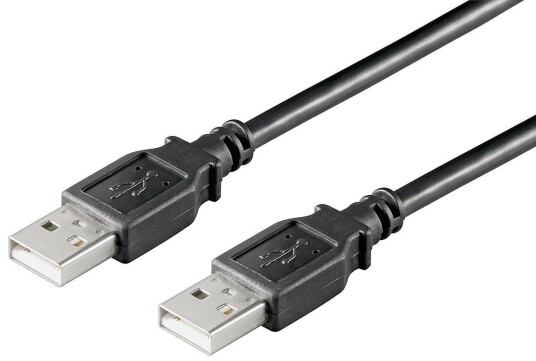 MicroConnect USB 2.0 A-A 0,5m Kabel Svart