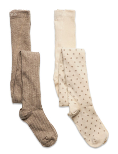 Minymo Stockings W. Pattern (2-Pack) - Multi/patterned - 140\146 Minymo Stockings W. Pattern (2-Pack) - Multi/patterned - 140\146