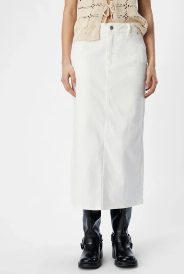Object Objtalia Hw Twill Skirt Rep   White   XS