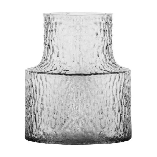 Skrufs Glasbruk Kolonn vas struktur 20 cm Skrufs Glasbruk Kolonn vas struktur 20 cm