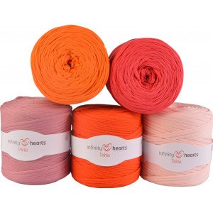 Infinity Hearts Dahlia Stoffgarn 18 Oransje Nyanser  1 stk