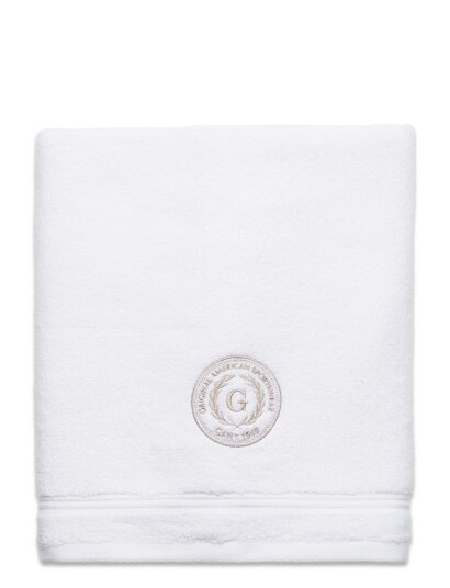 GANT Crest Towel 70X140 White GANT WHITE ONE SIZE