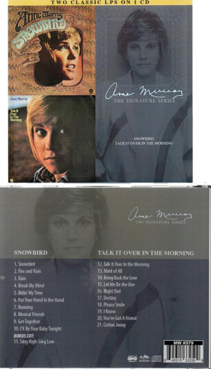 Anne Murray Snowbird / Talk It Over In The Morning CD