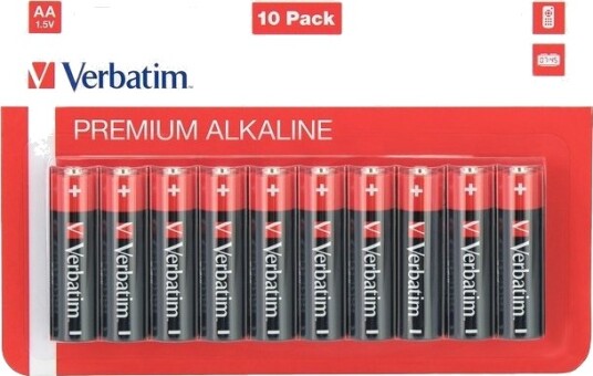 Verbatim Alkalisk batteri AA 10-pk