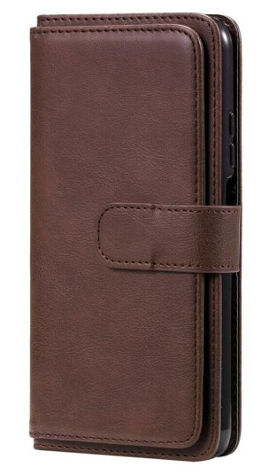 INCOVER Xiaomi Poco M3 Kunstskinn Flip Deksel m. Ytterligere Lommebok - Brun