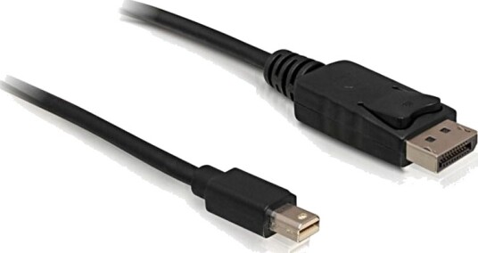 Delock DisplayPort-kabel 2 m - Mini DisplayPort til DisplayPort 4K Delock DisplayPort-kabel 2 m - Mini DisplayPort til DisplayPort 4K
