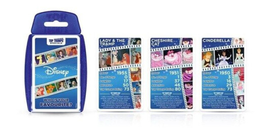 Winning Moves Disney Classics Top Trumps Card Game ENGLISH