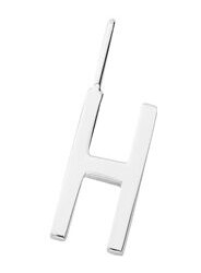 Design Letters Archetype Charm 10 mm Silver A-Z H