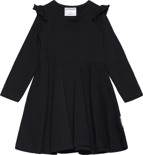 Geggamoja Flared Dress Black 110/116